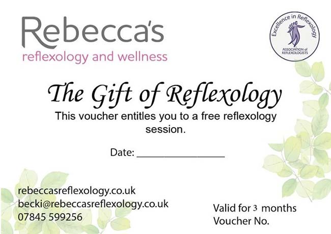 Reflexology Gift Voucher