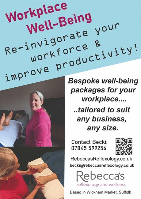 Workplace Reflexology, Suffolk
